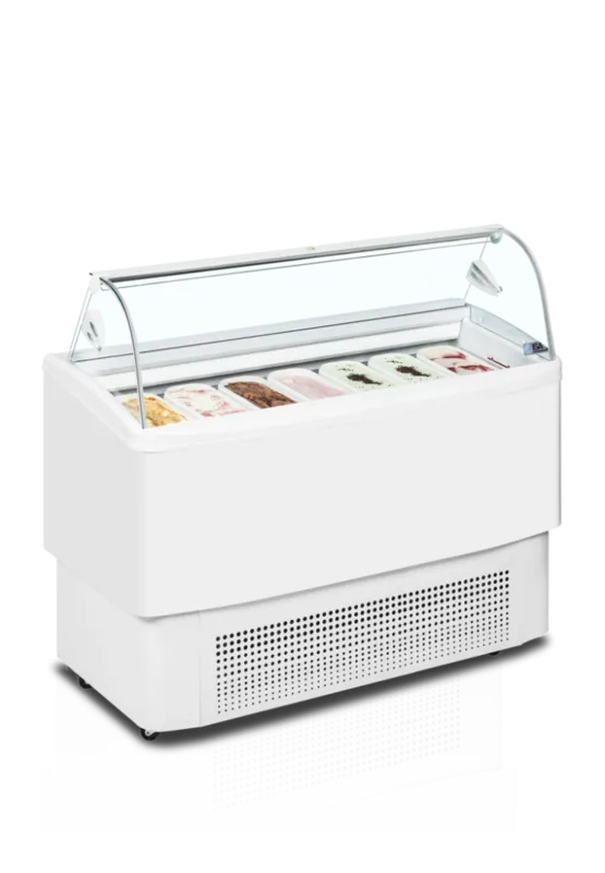 Vitrine à Glace Ventilé - 7 x 5 L