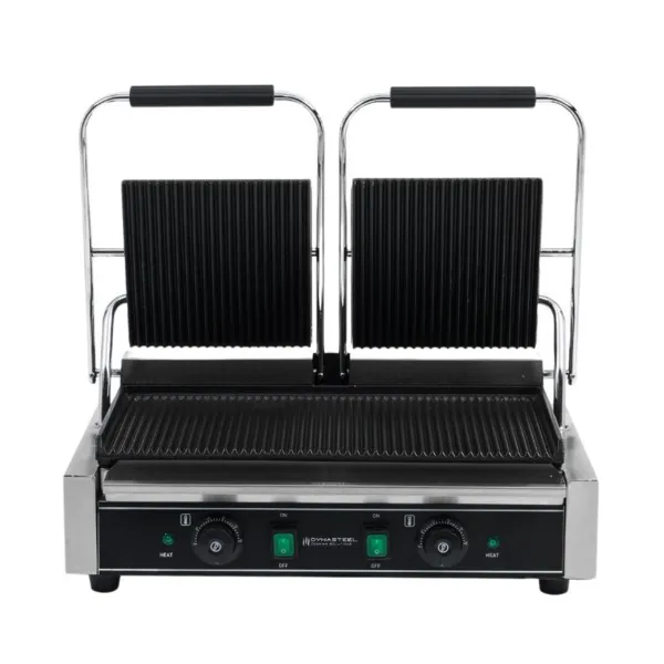 Grill Panini Double - Plaques Rainurées