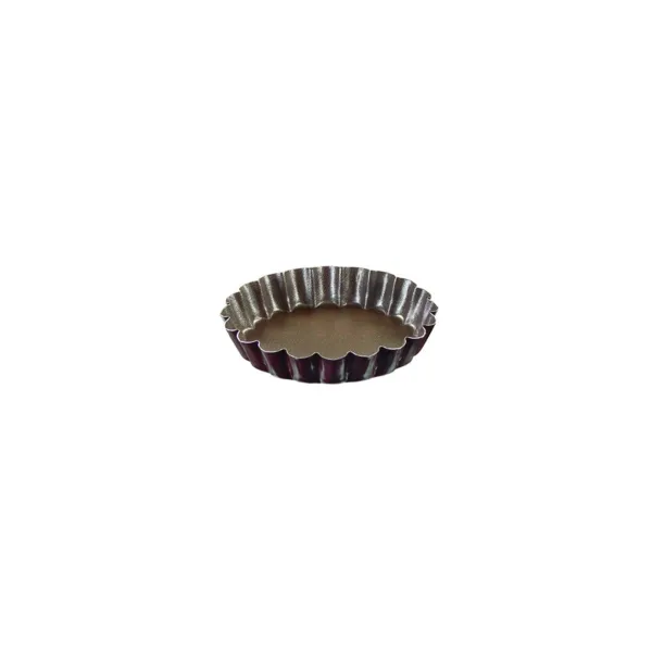 Moule à Tartelette Ronde Cannelée Antiadhérente - ⌀ 120 mm