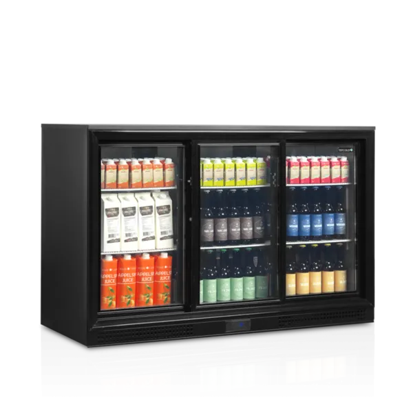 Arrière-Bar Réfrigéré 3 Portes Vitrées Coulissantes - 278 L