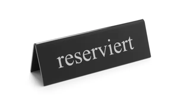Tischständer Reserviert