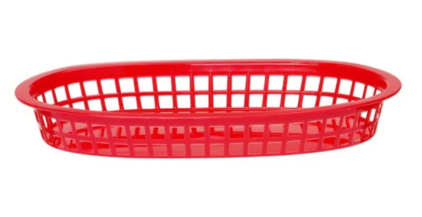 Service Fast-Food-Korb - Rot - Set mit 6