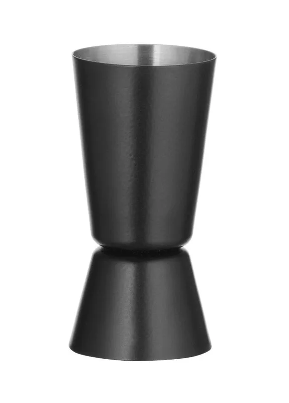 Alkohol Dosierer Schwarz aus Edelstahl - ø 40 mm