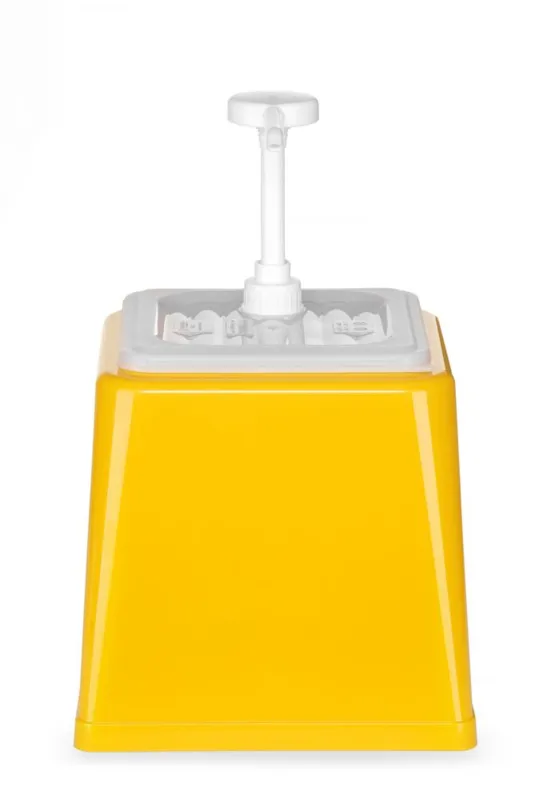 Saucenverteiler mit Pumpe - Gelb - 2,5 L