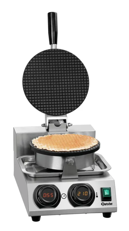 Waffeleisen Kegel aus Edelstahl - 1000 W