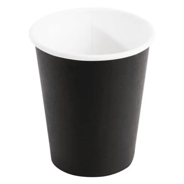 Gobelets Jetables Boissons Chaudes Noirs - 225 ml - Lot de 50