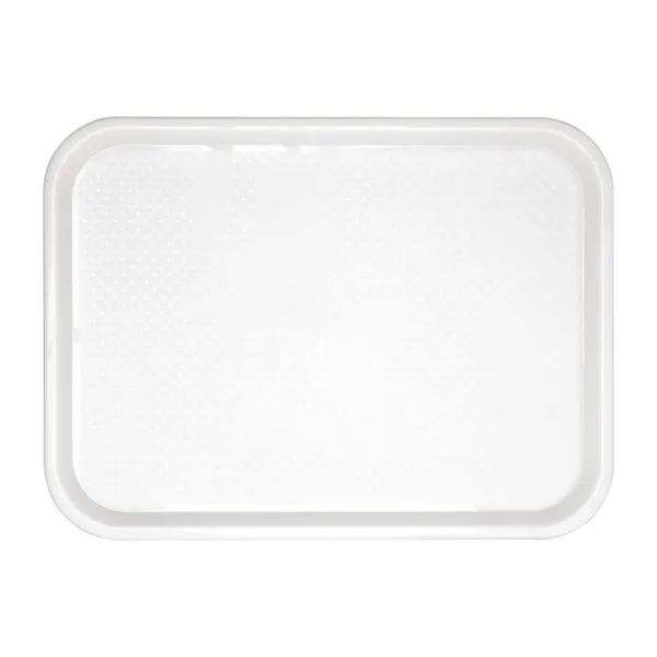 Tablett Fast-Food aus Kunststoff Weiß 345 x 265 mm