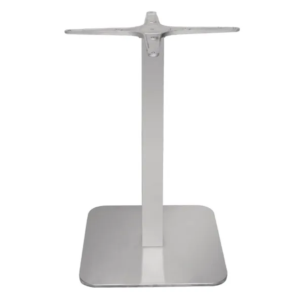 Pied De Table Carré en Inox - L 400mm