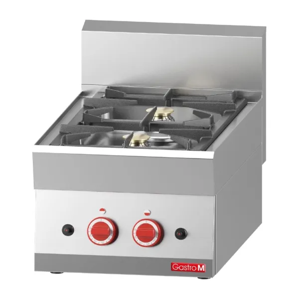 Gasherd 2 offene Brenner Tischgerät 650