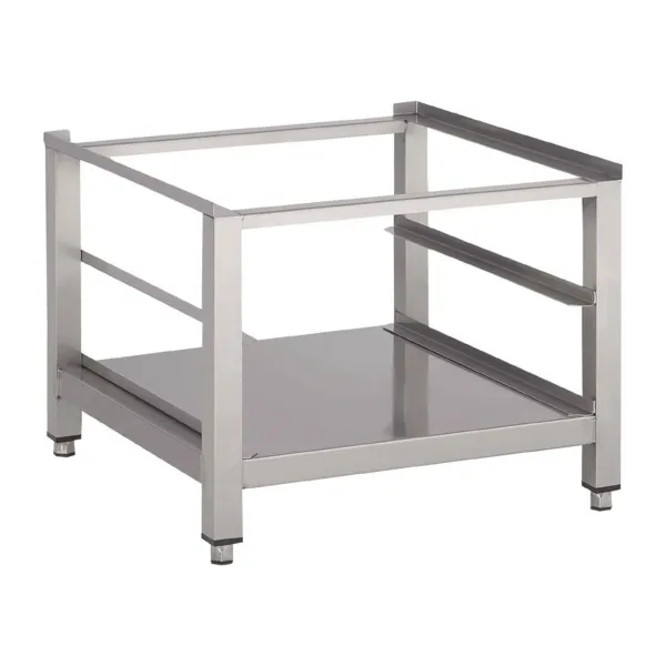 Support Lave-Vaisselle en Inox Avec Tablette Inférieure - L 600 x P 600 mm