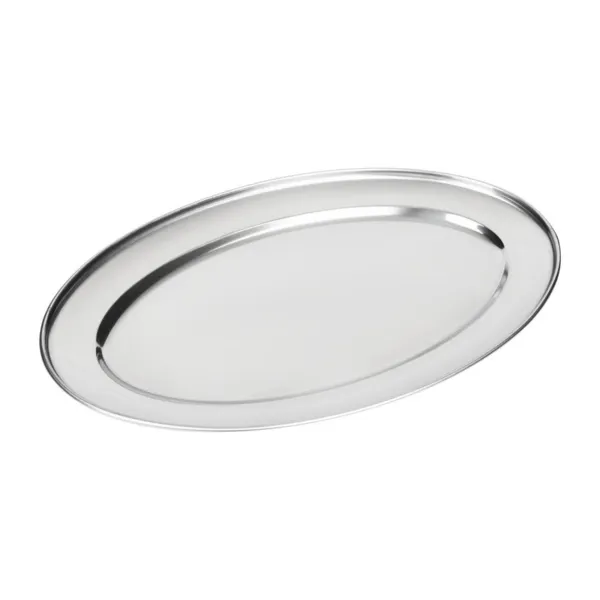 Servierplatte Oval Edelstahl - 500mm