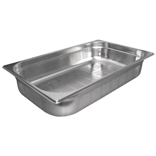 Bac Gastro GN 1/1 Inox Perforé - Profondeur 200 mm - 28 L
