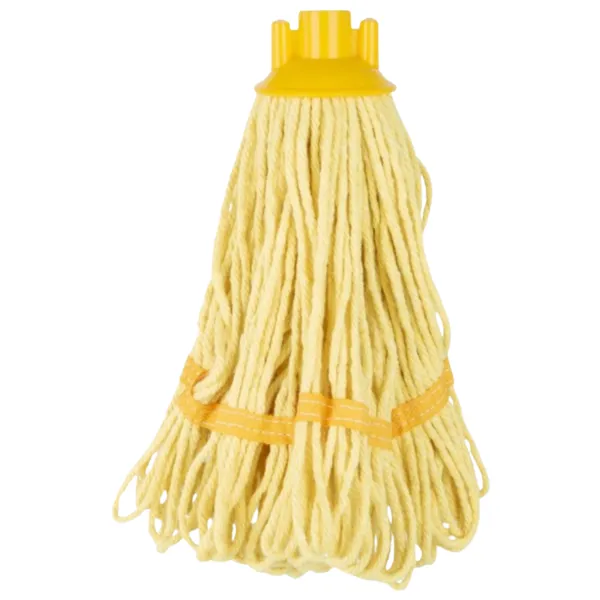 Moppkopf mit Fransen Gelbes Band - 0,2 kg