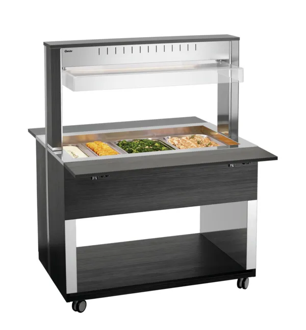 Warmhalte-Buffetwagen - 3 x GN 1/1