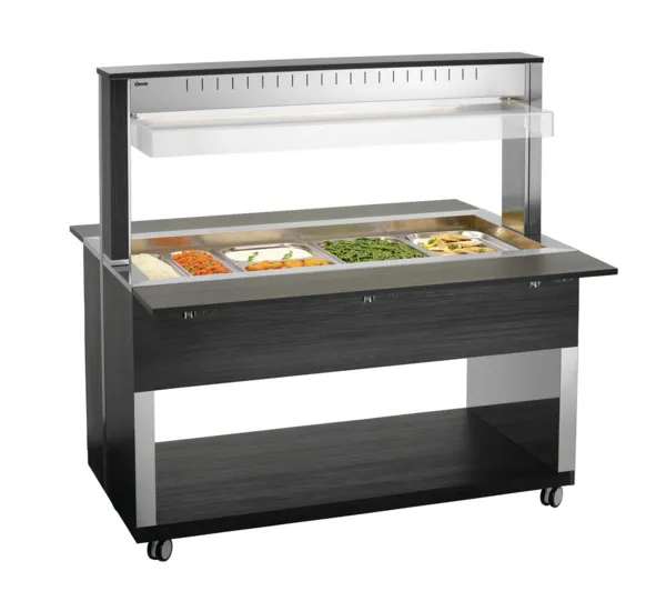 Heißes Buffetwagen - 4 x GN 1/1