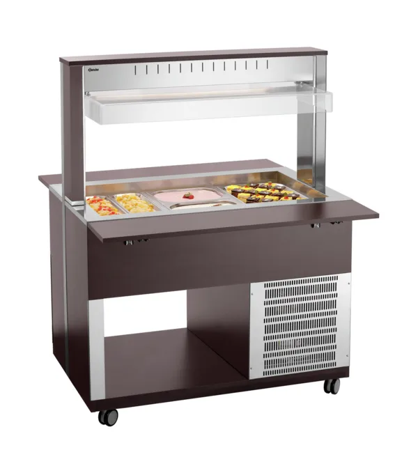 Warmhalte-Buffetwagen - 3 x GN 1/1