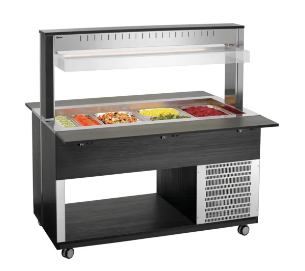 Warmhalte-Buffetwagen - 4 x GN 1/1