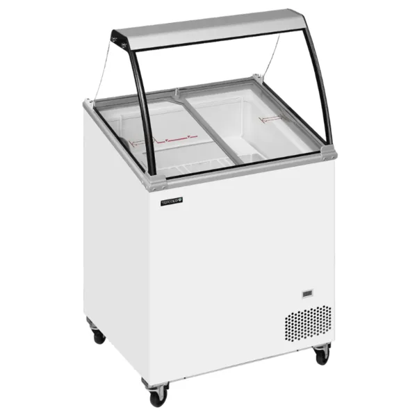 Vitrine à Crème Glace Statique - 4 x 5 L