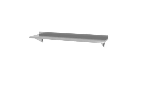 Wandregal mit 2 Halterungen - L 1200 x 300 mm