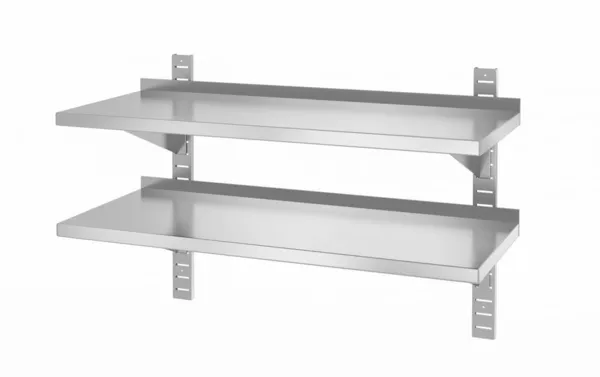 Wandregal 2 Verstellbare Ebenen - L 1000 x T 400 mm