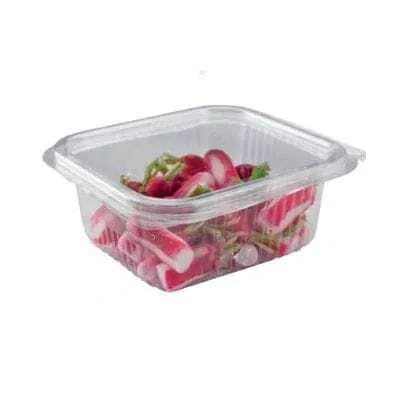 Rechteckige Box mit Deckel 75 cl - Packung mit 50