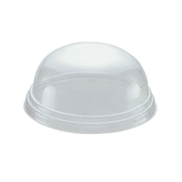 Deckel Dome ohne Loch aus rPET - Ø 81 - Packung mit 100