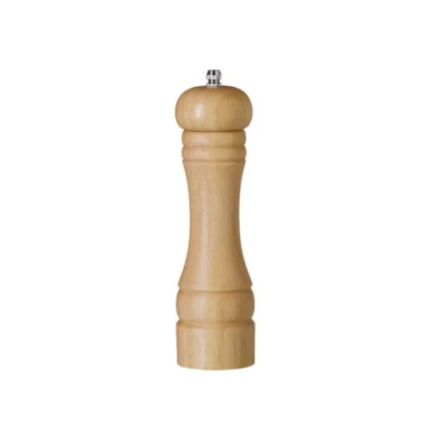Salzmühle aus hellem Holz - H 215 mm